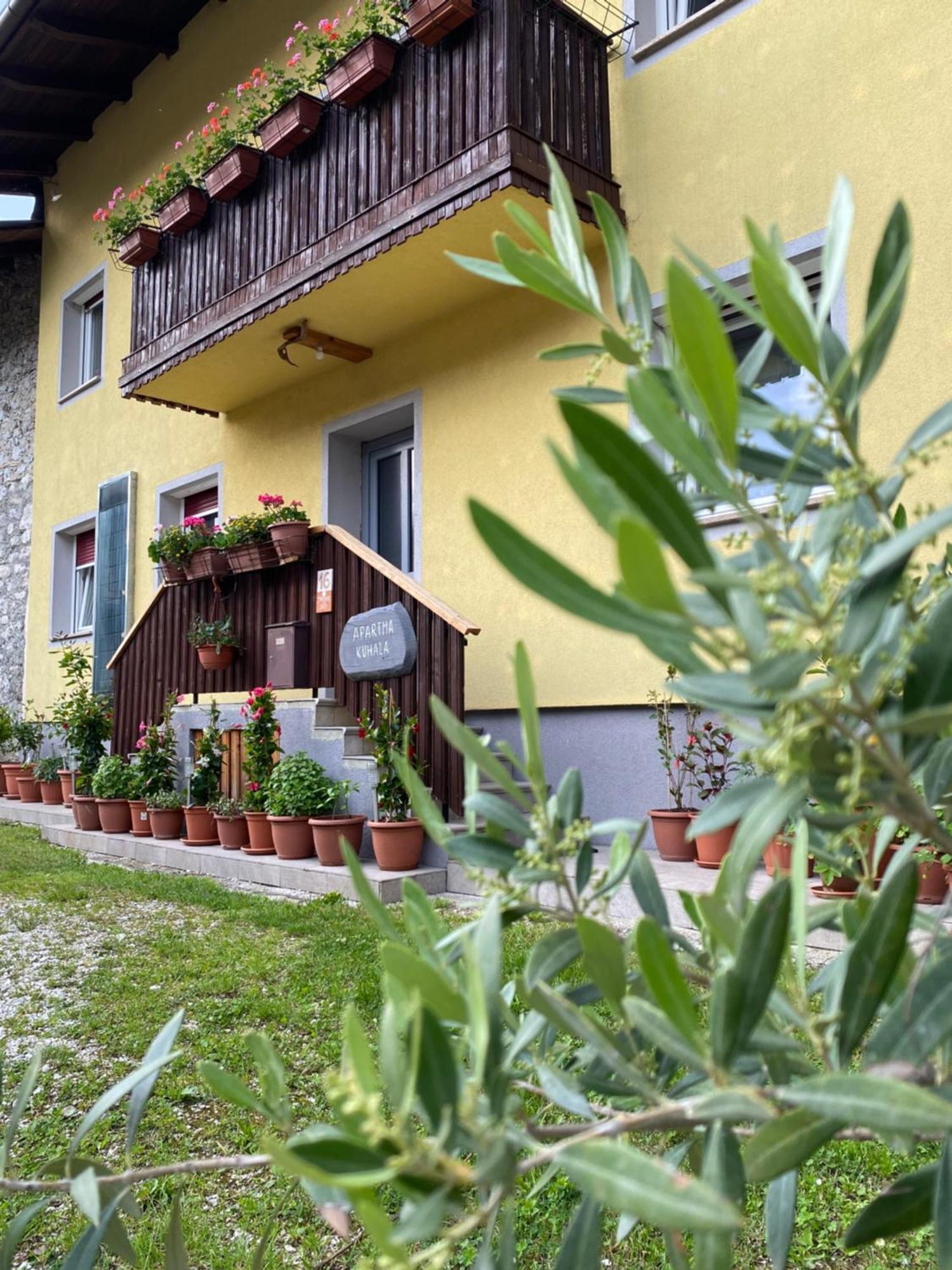 Ferienwohnung Trnovo Ob Soci Kuhala Kobarid Exterior foto